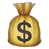 Bag of cash emoji - Nealens