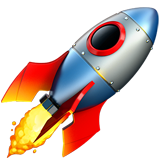 Rocket emoji - Nealens